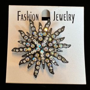 Rhinestone Brooch